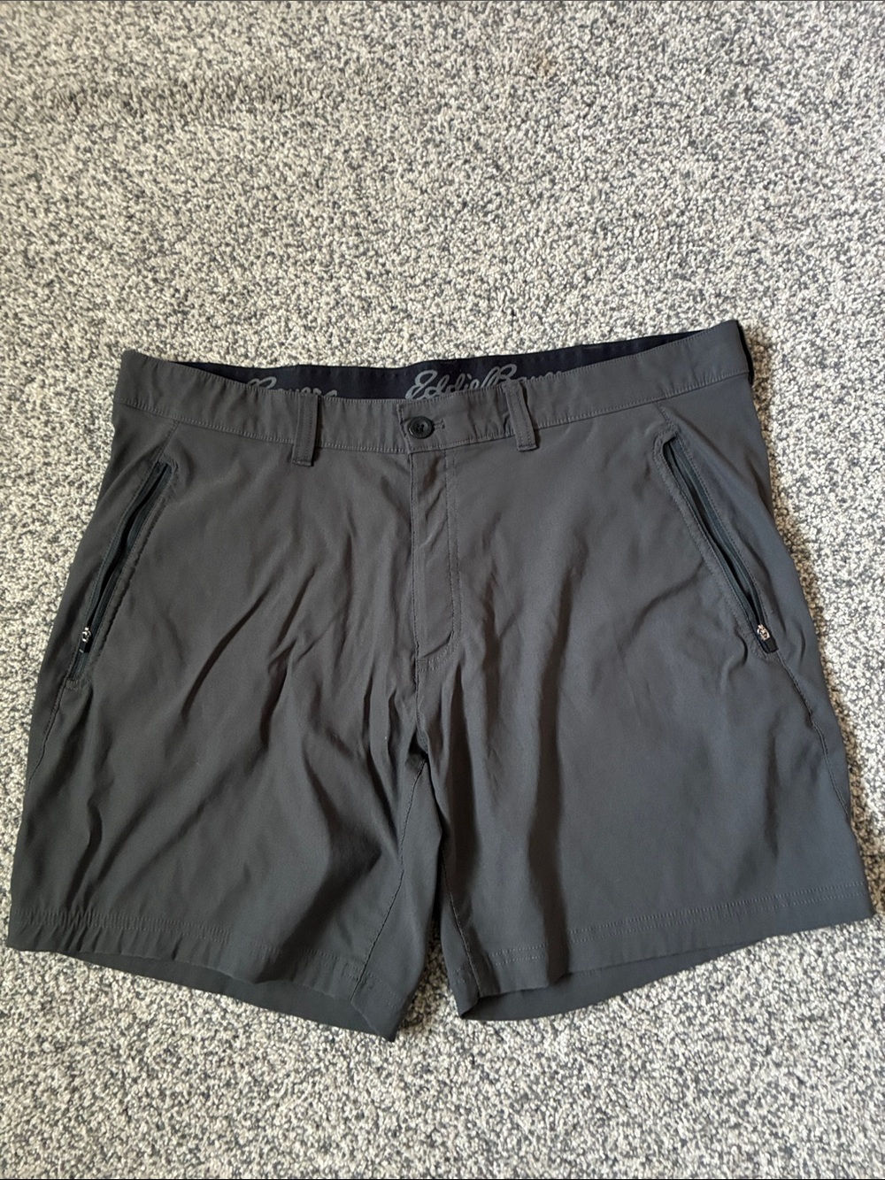 Eddie Bauer Men's 40 waist Dark Charcoal Hybrid Shorts